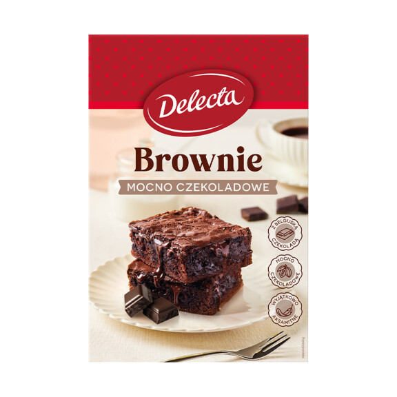 Delecta Ciasto Brownie czekoladowe 550g