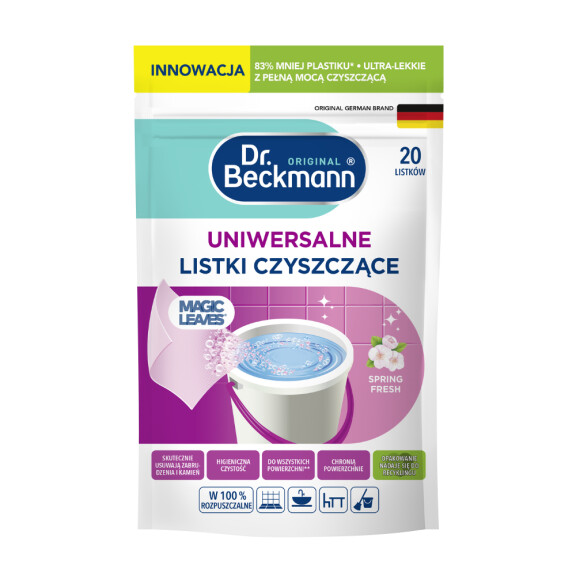 Dr. Beckmann Magic Leaves listki czyszczące uniwersalne spring fresh 20szt