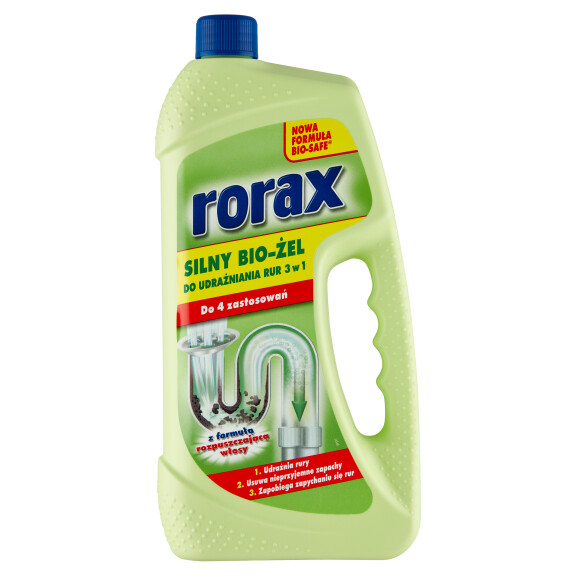 Rorax Silny Bio-Żel do udrażniana rur bez chloru  1l