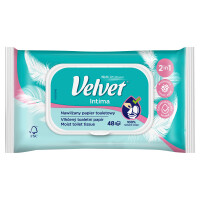 Velvet papier nawilżany Intima 48szt