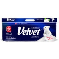 Velvet Papier toaletowy White Comfort 200 listków 10 rolek