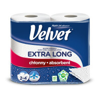Velvet Ręcznik Papierowy Czysta Biel Najdłuższy 2Szt.