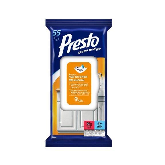 Ściereczki gospodarcze Presto do kuchni 55szt.