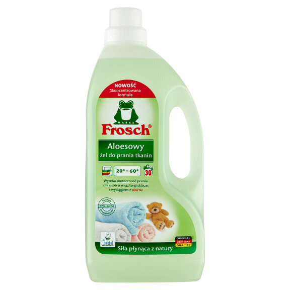 Frosch Żel do prania tkanin białych - aloes 1,5l
