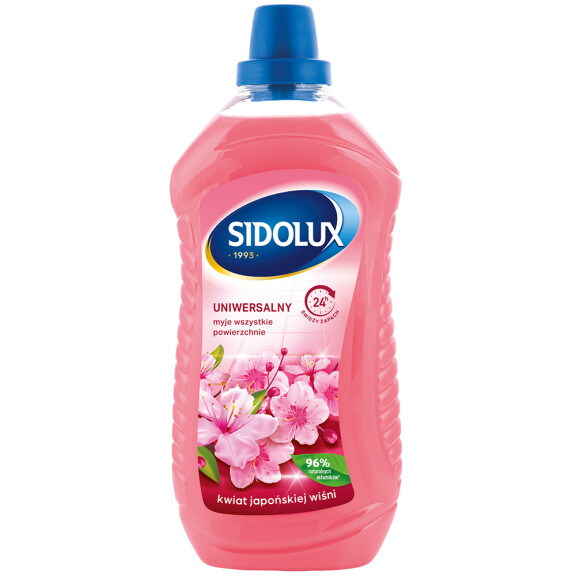 Sidolux uniwersalny płyn do mycia kwiat japońskiej wiśni 1L