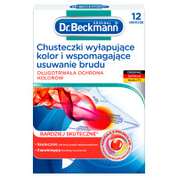 Dr. Beckmann Chusteczki wyłapujące kolor i brud 12 szt.  3w1