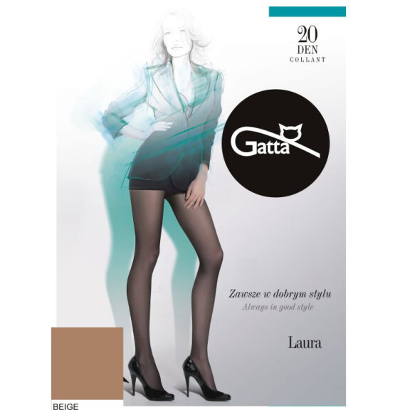 GATTA Rajstopy damskie LAURA roz 02, 20 DEN, beżowe