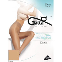 GATTA Rajstopy damskie Lycra ESTELLA półmat roz 02, 15 DEN, cieliste