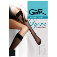GATTA Podkolanówki Lycra półmat roz 92, 15 DEN, czarne
