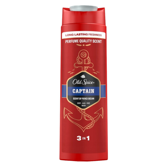 Old Spice Captain Męski żel pod prysznic i szampon 3 w 1 400ml