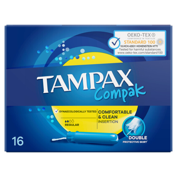 Tampax Compak Regular Tampony z aplikatorem 16szt