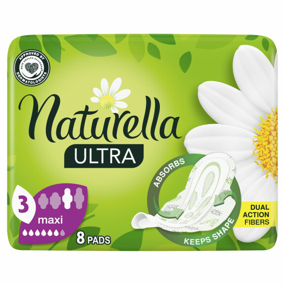 Naturella Ultra Maxi Podpaski ze skrzydełkami 8szt