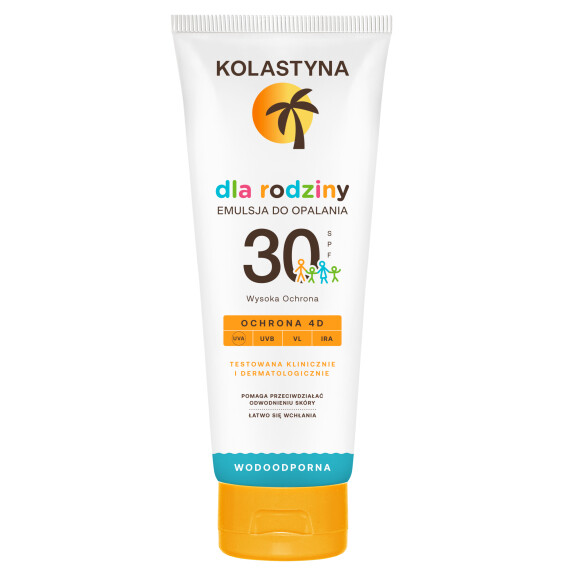 Kolastyna Emulsja do opalania Rodzinna SPF30 250ml