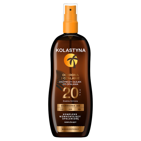 Kolastyna Olejek do opalania SPF20 150ml