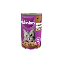Whiskas z kaczką w galaretce, karma mokra dla kotów (puszka) 400g