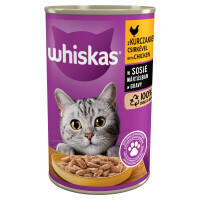 Whiskas z kurczakiem w sosie, karma mokra dla kotów (puszka) 400g