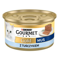 Gourmet Gold Mus z tuńczykiem karma dla kota, puszka 85g