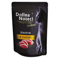Dolina Noteci Premium Sterilised karma dla kota kaczka, saszetka 85g