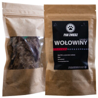 Smaczki PanZwierz 100% mięsa z wołowiny dla psa i kota 25g