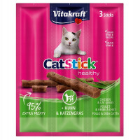 Vitakraft Cat Stick Mini przysmak dla kota kurczak i trawa 3szt