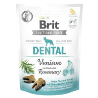 Brit Snack Dental przysmak funkcjonalny dla psa dziczyzna rozmaryn 150g