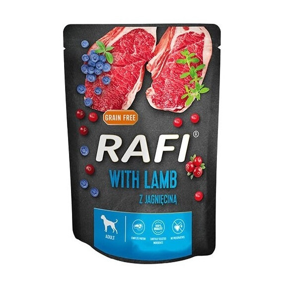 Rafi Karma dla psa z jagnięciną, saszetka 300g