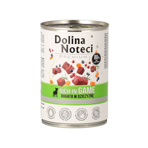 Dolina Noteci Premium karma dla psa dzik, puszka 400g