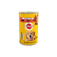 Pedigree z wołowiną w galaretce, mokra karma dla psów, puszka 400g