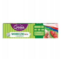 Gosia woreczki z suwakiem mix 12szt