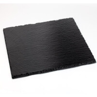 Plaques en ardoise naturelle, lot de 4 pcs MORRA, 10x10x0,7 cm | APS 997