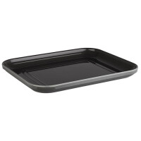 Plateau EMMA GN 1/2 en mélamine, gris, 32,5x26,5x3 cm | APS 85124