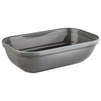 Bol EMMA, mélamine, gris, 26,5x16,2x7,5 cm, 1,5 l | APS 85128