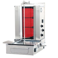 Gyros (kebab) électrique jusqu'à 40 kg, 3 zones de chauffage, 5,7 kW | POTIS F CE3