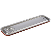 Couvercle en acier avec joint pour GN 2/4 | APS 80028