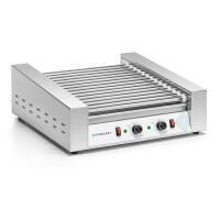 Gril à rouleaux pour hot-dogs, 14 rouleaux, 2,8 kW, 230 V | FORGAST FG09614