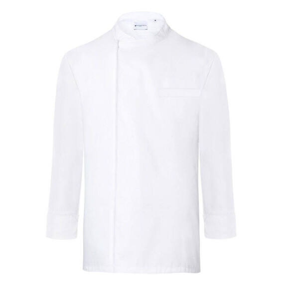 Chemise de cuisine Basic à manches longues blanche | KARLOWSKY BJM 4-3