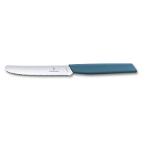 Couteau de table Swiss Modern bleu chaber | VICTORINOX 6.9006.11W2