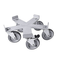 Socle pour récipient à roulettes, diamètre 10 cm | CONTACTO 3099/075