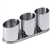 Porte-couverts 26x8x12 cm, acier inoxydable | CONTACTO 220/003
