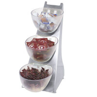 Présentoir buffet, 3x1 l, 40 cm | CONTACTO 6778/260