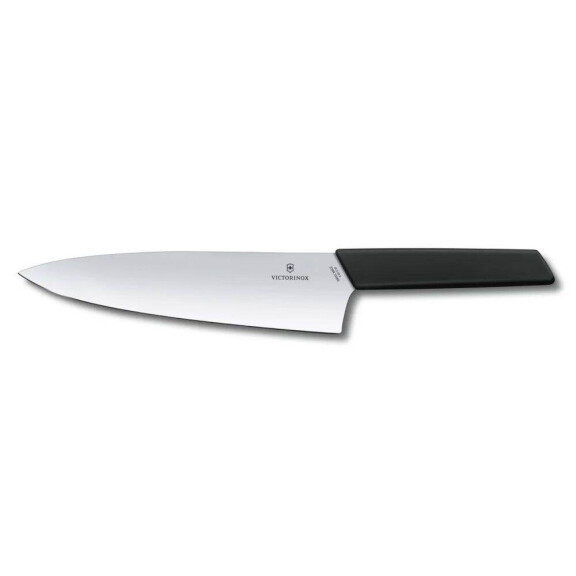 Couteau de Chef Swiss Modern noir lg. lame 20 cm | VICTORINOX 6.9013.20B