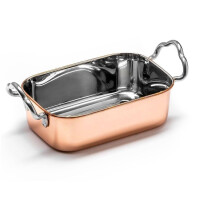 Mini-moule à rôtir en cuivre finger food, 480 ml, 14,5x9,5x4,5 cm | FORGAST FG11517