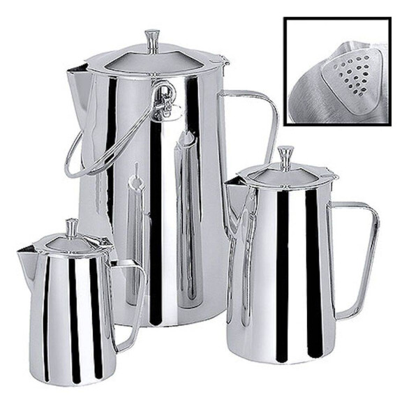Théière avec couvercle et filtre, acier inoxydable, 3 l | CONTACTO 3018/300