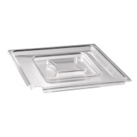 Couvercle pour bol FLOAT, avec ouverture pour cuillère, 19x19x1,5 cm | APS 83921