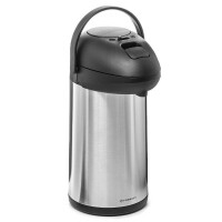 Thermos en acier de restauration avec pompe 4 L | FORGAST FG05804