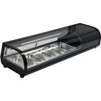 Vitrine réfrigérée pour sushi 5x1/3 GN | YATO YG-05001