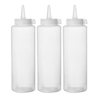 Distributeur pour sauces froides transparent contenance 0,35 l - 3 pcs | HENDI 557853