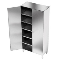Armoire traversante en acier inoxydable 120x60x200 cm | FORGAST