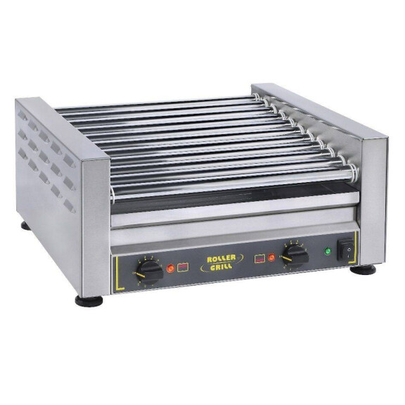Gril à rouleaux pour hot-dogs, 11 rouleaux, 40 cm, 1,4 kW | ROLLER GRILL RG11B