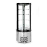 Vitrine réfrigérée ronde 360 L, LED, refroidissement dynamique | ARKTIC 233832